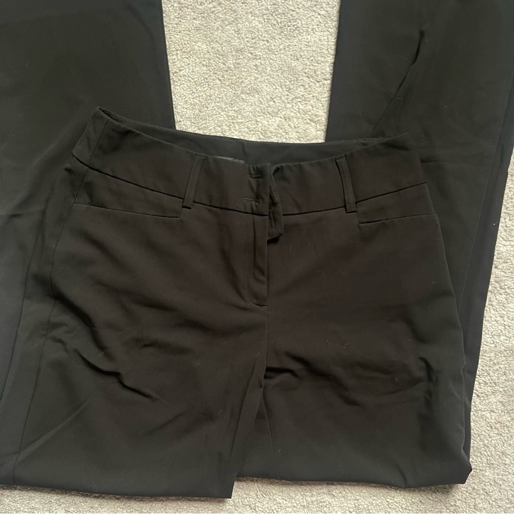 Alfani Black Mid-rise Dress Pants